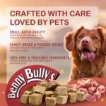 Benny Bullys Mini Bits - Freeze-Dried Chicken Heart Dog Treats | Low-Calorie, Grain-Free, Natural & Healthy Training Snacks for Puppies, Dogs, and Pets - 38g/ 1.34 oz - Image 4