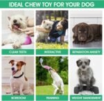 Cobee Puppy Toys for Teething, 4 Pcs Puppy Chew Toys with Interactive Cotton Ropes for Small Dogs Rubber Cute Small Breed Toys for Dogs Oral Teeth Soothe Itching - Image 8