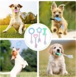 Cobee Puppy Toys for Teething, 4 Pcs Puppy Chew Toys with Interactive Cotton Ropes for Small Dogs Rubber Cute Small Breed Toys for Dogs Oral Teeth Soothe Itching - Image 9