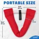 Dog Toy - Tug of War for Dogs - Horseshoe Shape Pull and Play Toy for 2 Dogs - 10x11 Inch, Fun Fuchsia - Durable Training and Exercise Equipment for Medium to Large Breeds - by Yes4Quality - Image 6