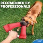 Dog Toy - Tug of War for Dogs - Horseshoe Shape Pull and Play Toy for 2 Dogs - 10x11 Inch, Fun Fuchsia - Durable Training and Exercise Equipment for Medium to Large Breeds - by Yes4Quality - Image 9