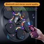 Music Boxing Machine Smart Bluetooth Boxing Equipment for Adults and Kids (Colorful Light, 14IN) - Image 4