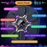 Music Boxing Machine Smart Bluetooth Boxing Equipment for Adults and Kids (Colorful Light, 14IN) - Image 5