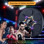 Music Boxing Machine Smart Bluetooth Boxing Equipment for Adults and Kids (Colorful Light, 14IN) - Image 7