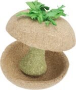 Small Pet Supplies Small Pet Feeding Appliances, Core Hamster Bowl Toy Chewing Toy for Dwarf Hamsters, Golden Rats, Strung with Straw Rope, for Foraging Hamster Chewing - Image 5