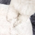 NOYAL Dog Bed Round Hooded Plush Cat Cave Donut Anti Anxiety Fluffy Dog Bed for Small Medium Dog and Cat - Image 4