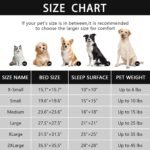 NOYAL Dog Bed Round Hooded Plush Cat Cave Donut Anti Anxiety Fluffy Dog Bed for Small Medium Dog and Cat - Image 5