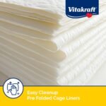 Vitakraft Cage Liners for Birds - for Parrot, Parakeet, Conure, and Cockatiel Cages White 20" X 18" - Image 5
