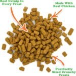 Meowijuana Crunchie Munchie Catnip Treats Bundle | 2 Chicken and 1 Seafood Medley | Made with Organic Catnip | Produced in The USA | Low Calorie Cat Snack - Image 3