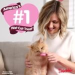 Delectables Lickable Spoon™ Handheld Wet Cat Treats Made with Real Chicken & Salmon, Creamy Puree, Mess Free, Quick & Easy, Grain-Free, No Added Fillers, No Added Preservatives, Variety Pack, 20ct - Image 9
