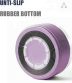 Dog Bowl, Dog Food Water Bowl with Non-Slip Rubber Base, Stainless Steel Dog Bowls, Double Wall Dog Bowl Small Medium Large Dogs, 32 oz, Pack of 2 (Purple) - Image 3