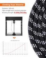 Long Dog Leash for Dog Training 10FT 16FT 30FT 50FT 100FT, Reflective Threads Check Cord Recall Training Dog Lead for Large Medium Small Dogs, Dog Tie-Out Cable for Playing, Camping, or Backyard - Image 3