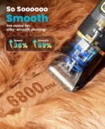 oneisall Dog Clippers, Professional Dog Grooming Clippers Kit for Heavy Coats/Low Noise with Rechargeable Cordless Shaver Trimmer for Dogs Cats, IPX7 Waterproof Pet Grooming at Home (Black) - Image 5
