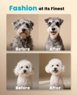 oneisall Dog Clippers, Professional Dog Grooming Clippers Kit for Heavy Coats/Low Noise with Rechargeable Cordless Shaver Trimmer for Dogs Cats, IPX7 Waterproof Pet Grooming at Home (Black) - Image 9