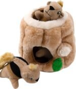 Outward Hound Hide A Squirrel Plush Dog Toy Puzzle, Medium - Image 6