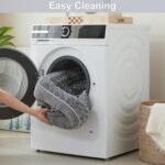 BFPETHOME Dog Bed for Large Dogs, Washable Bolster Sofa with Waterproof Lining & Non-Skid Bottom, Orthopedic Egg Foam Couch for Pet Sleeping - Image 6