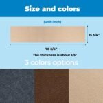 Best Pet Supplies Catify Peel & Stick Cat Scratching Mat – Self-Adhesive, Trimmable Cat Scratch Pad Cover - Carpet, Sofa, Floor & Wall Protector – Replaceable Adhesive Stickers - Beige & 78.7 x 15.8 - Image 8