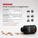 Organic Cranberry Supplement, Ultra Strength 30,000 mg, 180 Cranberry Pills for Women & Men, UTI Protection, Urinary Tract Health, Bladder & Kidney Support - High Potency 50:1 Extract, Vegan Capsules - Image 4