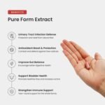 Organic Cranberry Supplement, Ultra Strength 30,000 mg, 180 Cranberry Pills for Women & Men, UTI Protection, Urinary Tract Health, Bladder & Kidney Support - High Potency 50:1 Extract, Vegan Capsules - Image 6