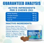 Just Try 300 Bites Cat Grass,Hairball Relief & Digestive Support Cat Treats - with Pumpkin, & Omega-3 Fish Oil, Chicken Flavor, Hairball Treatment for Cats - Image 7