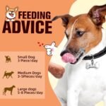 Dental Chew Beef Sticks for Dogs Teeth Cleaning, Chew Toy Treats for Puppy Medium Dogs (S, Cheese) - Image 7