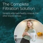 Santevia MINA Alkaline Water Filter Pitcher | Water Filtration System | Chlorine and Lead Filter | Water Purifier Pitcher | Home Water Filtration Pitcher | 9-Cup at Home Water Filter | Made in Canada - Image 8