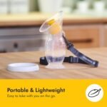 Medela Manual Breast Pump Set - Perfect Pair Bundle, Includes Harmony Manual Breast Pump & Silicone Breastmilk Collector - Image 6
