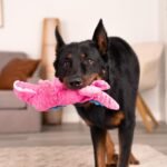 goDog 74023-98997-024 Gators with Chew Guard Technology Durable Plush Squeaker Dog Toy, Large, 1 Count, Pink (774023) - Image 8