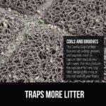 The Original GORILLA GRIP Water Resistant Cat Litter Box Catcher Mat, Easy Cleaning Mess Trapper Protects Floors, Stays in Place for Cats, Soft on Kitty Paws, Less Waste, 61x43 cm Gray - Image 4