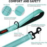 Dog Leash, Heavy Duty Dog Leash, Leashes for Large Breed Dogs 5FT FT, Double Handle Reflective Training Lead, Perfect for Medium to Large Dogs (Black, 72 Inch FT) - Image 6