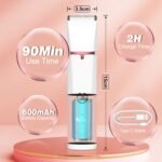 Dog Clippers Grooming Kits, TURNRAISE Nail Clippers Low Noise, Paw Trimmer Rechargeable Cordless Quiet Shaver, Nail Grinder for Dogs Cats and Pets - Image 7