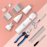 Dog Clippers Grooming Kits, TURNRAISE Nail Clippers Low Noise, Paw Trimmer Rechargeable Cordless Quiet Shaver, Nail Grinder for Dogs Cats and Pets - Image 8