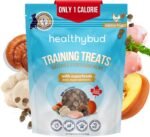 Healthybud Mini Chicken Dog Training Treats – Soft Low Calorie Trainer Bites (1 kcal Each) – 500+ Tiny Rewards for Puppies & Small Dogs – with Lion’s Mane & Reishi – Made in Canada – 6.5 oz - Image 3