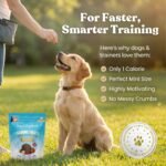 Healthybud Mini Chicken Dog Training Treats – Soft Low Calorie Trainer Bites (1 kcal Each) – 500+ Tiny Rewards for Puppies & Small Dogs – with Lion’s Mane & Reishi – Made in Canada – 6.5 oz - Image 6