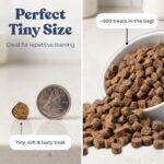 Healthybud Mini Chicken Dog Training Treats – Soft Low Calorie Trainer Bites (1 kcal Each) – 500+ Tiny Rewards for Puppies & Small Dogs – with Lion’s Mane & Reishi – Made in Canada – 6.5 oz - Image 7