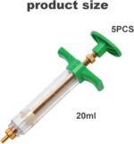 Baby Bird Feeding Kit 6PCS/Set 20ML Baby Birds Feeding Syringe with Hose and Spoons Hand Device with Scale and Positioning Screw for Sick Bird Hand for Birds - Image 4