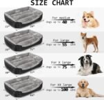 DogBaby Dog Bed, Orthopedic Small Dog Bed with Sides, Washable Dog Beds for Small Dogs, Comfortable and Breathable Soft Cotton Small Dog Couch with Nonskid Bottom, Pet Bed - Image 7