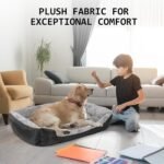 DogBaby Dog Bed, Orthopedic Small Dog Bed with Sides, Washable Dog Beds for Small Dogs, Comfortable and Breathable Soft Cotton Small Dog Couch with Nonskid Bottom, Pet Bed - Image 8