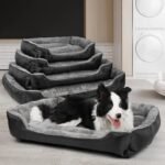 DogBaby Dog Bed, Orthopedic Small Dog Bed with Sides, Washable Dog Beds for Small Dogs, Comfortable and Breathable Soft Cotton Small Dog Couch with Nonskid Bottom, Pet Bed - Image 9