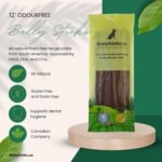 12" Monster Super Thick ODOURFREE Bully Sticks (5 Pack) (425 g) Our THICKEST! Supports Dental Health-for Large Dogs and Aggressive chewers-100% Beef-no additives - Image 3