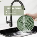 Slow Feeder Dog Bowl for Medium & Small Pets, Anti Choking Puzzle Dog Food Bowl with Non-Slip Base, Interactive Pet Slow Eating, Silicone Cat Feeder for Puppies & Cats - Image 7