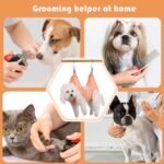 Guzekier Pet Dog Grooming Hammock Harness for Cats & Dogs, Dog Sling for Grooming, Dog Hammock Restraint Bag with Nail Clippers/Trimmer, Nail File, Pet Comb,Ear/Eye Care - Image 7