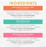 Fancy Feast Savoury Purée Naturals Cat Treats, Seafood Favourites Variety Pack - 10 g x 16 Sachet (1 Pack) - Image 10