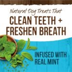 Merrick Fresh Kisses Mint Breath Strips Extra Small Brush Dental Dog Treat - Small Bag (20 ct) - Image 3
