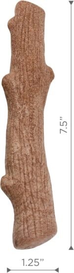 Outward Hound Dogwood Wood Durable Dog Chew Toys, Real Wood & Calming Hemp, 2-Pack, Medium - Image 10