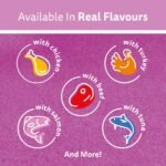 Whiskas Perfect Portions Adult Wet Cat Food Cuts in Gravy Variety Pack Chicken, Turkey, Salmon, Tuna - 75g (24 Pack) - Image 8