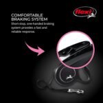 FLEXI New Classic Cord Retractable Dog Leash for Medium Dogs up to 44 lbs. – 16 ft., Black | Tangle-Free Pet Walking Leash with One-Handed Brake, Pause, Lock|German Quality Product - Image 5