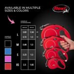 FLEXI New Classic Cord Retractable Dog Leash for Medium Dogs up to 44 lbs. – 16 ft., Black | Tangle-Free Pet Walking Leash with One-Handed Brake, Pause, Lock|German Quality Product - Image 6