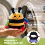 hahaland Baby Toys for 6-12 Months – Crawling Musical Dancing Bouncing Learning Bee Plush Baby Toys for 1 2 Year Old Boys Girls, Interactive Tummy Time Toy for 1 2 3 Year Old - Image 8