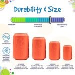 SodaPup: Tough Dog Toys for Small Dogs + Treat Dispensing Dog Toys Shaped Like a Soda Can, USA Made - Orange - 0-15Lb Dog - Small - Image 6